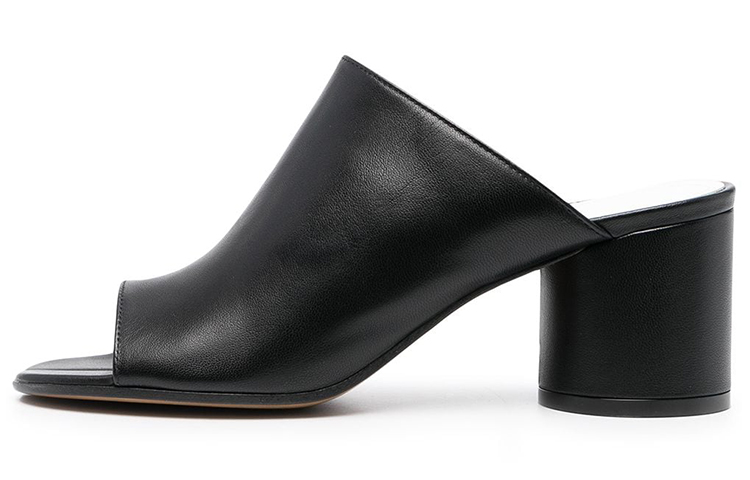 (Women) Maison Margiela Tabi Black 'Mid-Heel Casual Fashion Sandal' S58WP0246PR869T8013