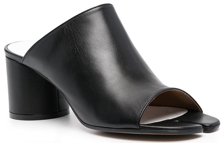 Lookbook (W) Sandalias Maison Margiela Tabi Negras de Tacón Medio Casual Fashion S58WP0246PR869T8013