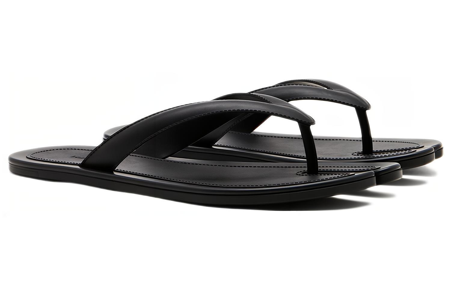 Order (W) メゾン マルジェラ タビ ブラック 分趾サンダル S58WX0096P4785T8008