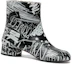 Lookbook (Women) Maison Margiela Tabi Boot 'Black Graffiti' S58WU0273P2948H0958