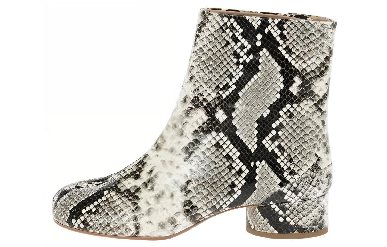 Buy (W) メゾン マルジェラ タビブーツ 白黒 S58WU0273P2785H6518