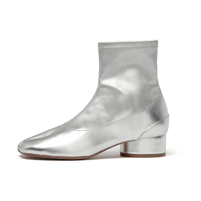 (W) Maison Margiela Tabi Boot 'Metallic Silver'