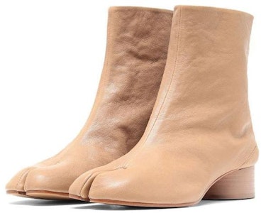 Maison Margiela Tabi 復古百搭 時尚百搭休閒短靴 女款 淺褐色 Lookbook Maison Margiela Tabi 復古百搭 時尚百搭休閒短靴 女款 淺褐色