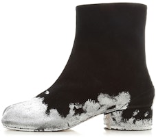 (Women) Maison Margiela Tabi Boot 'Painted - Black Silver' S58WU0273-P2519-H1130 (Women) Maison Margiela Tabi Boot 'Painted - Black Silver' S58WU0273-P2519-H1130