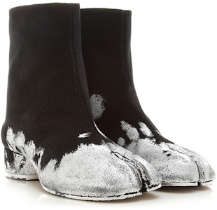 (女用)Maison Margiela Tabi靴子『塗鴉 - 黑銀』 S58WU0273-P2519-H1130 Lookbook (女用)Maison Margiela Tabi靴子『塗鴉 - 黑銀』 S58WU0273-P2519-H1130