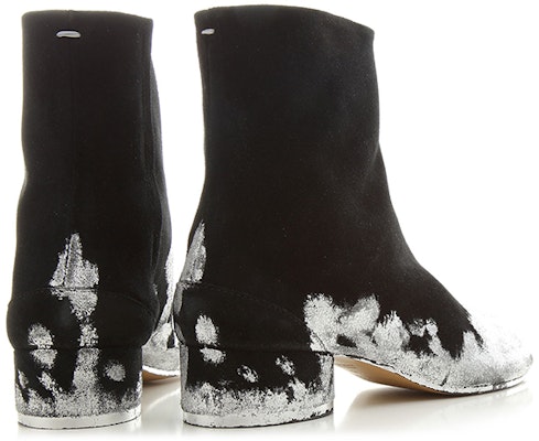 (Women) Maison Margiela Tabi Boot 'Painted - Black Silver'  S58WU0273-P2519-H1130 Shop (Women) Maison Margiela Tabi Boot 'Painted - Black Silver'  S58WU0273-P2519-H1130