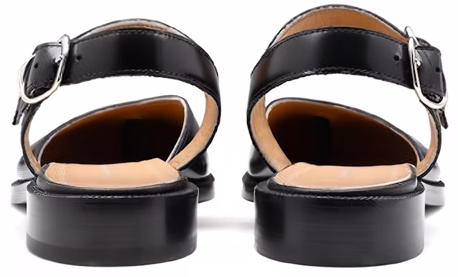 (W) Sandal Kulit Maison Margiela Tabi dengan Gesper 'Hitam' S58WP0249-PS679-T8013 Details for (W) Sandal Kulit Maison Margiela Tabi dengan Gesper 'Hitam' S58WP0249-PS679-T8013