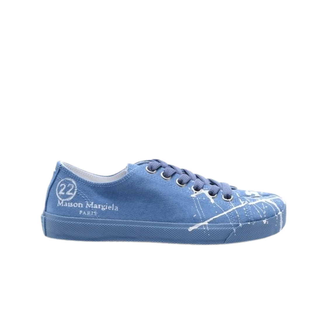 (Women) Maison Margiela Tabi Canvas 'Blue Paint' S58WS0110P2974T6287