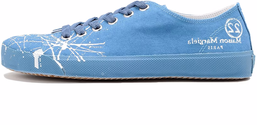 (Women) Maison Margiela Tabi Canvas 'Blue Paint' S58WS0110P2974T6287 Buy (Women) Maison Margiela Tabi Canvas 'Blue Paint' S58WS0110P2974T6287