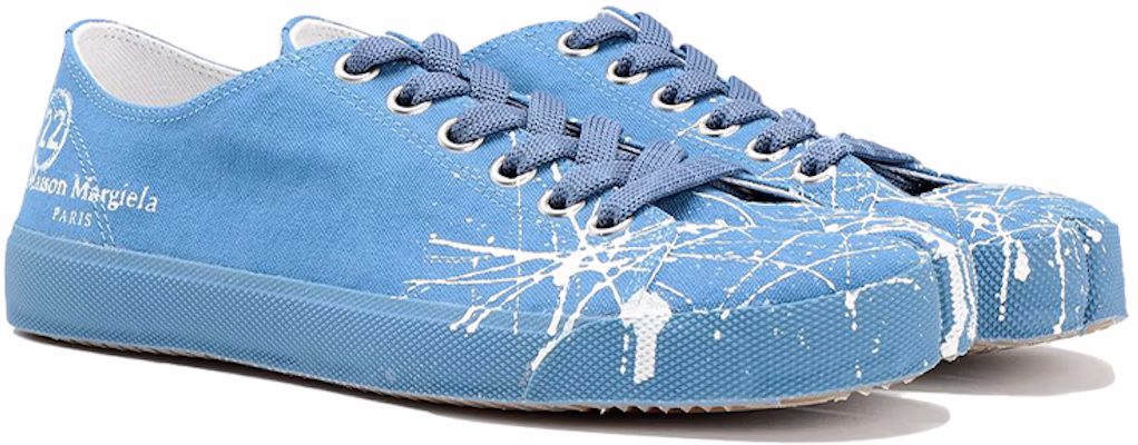 (Women) Maison Margiela Tabi Canvas 'Blue Paint' S58WS0110P2974T6287 Order (Women) Maison Margiela Tabi Canvas 'Blue Paint' S58WS0110P2974T6287