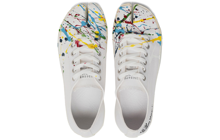 Shop (W) Maison Margiela Tabi Lona 'Salpicadura de Pintura' S58WS0112P2347H2141
