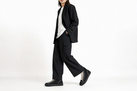 Order (W) Maison Margiela Tabi Canvas Tinggi 'Black' S37WS0577-P4291-T8013