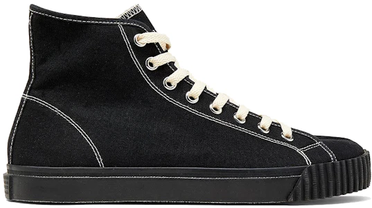 Lookbook (W) Maison Margiela Tabi Canvas Tinggi 'Black' S37WS0577-P4291-T8013