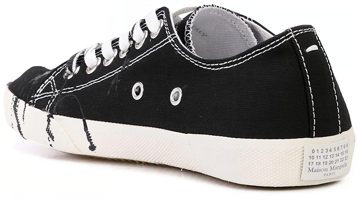 (Women) Maison Margiela Tabi Canvas Low-Top 'Black' S58WS0112P2347T8013 Shop (Women) Maison Margiela Tabi Canvas Low-Top 'Black' S58WS0112P2347T8013