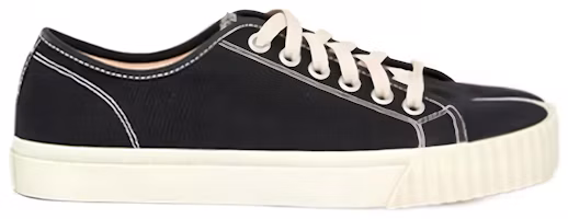Order Maison Margiela 梅森馬吉拉 Tabi 帆布 時尚綁帶 休閒 耐磨 低幫 板鞋 女款 黑色