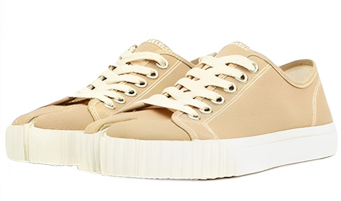 (W) Maison Margiela Tabi Canvas Rendah 'Champagne' S58WS0193P4291T2086 Buy (W) Maison Margiela Tabi Canvas Rendah 'Champagne' S58WS0193P4291T2086