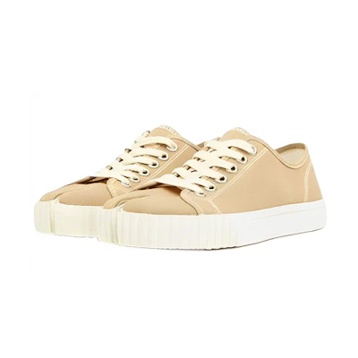 (W) Maison Margiela Tabi Canvas Low 'Champagne'