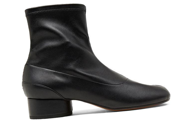 (W) Maison Margiela Tabi Faux Leather Sock 'Black' 圖 3