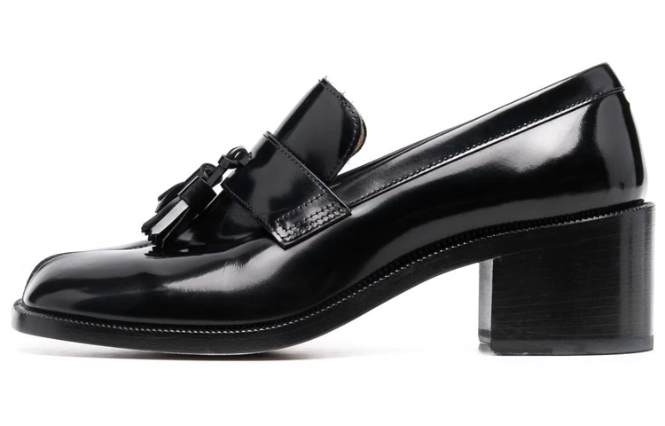 (W) Maison Margiela Tabi Heeled Loafer 'Black'