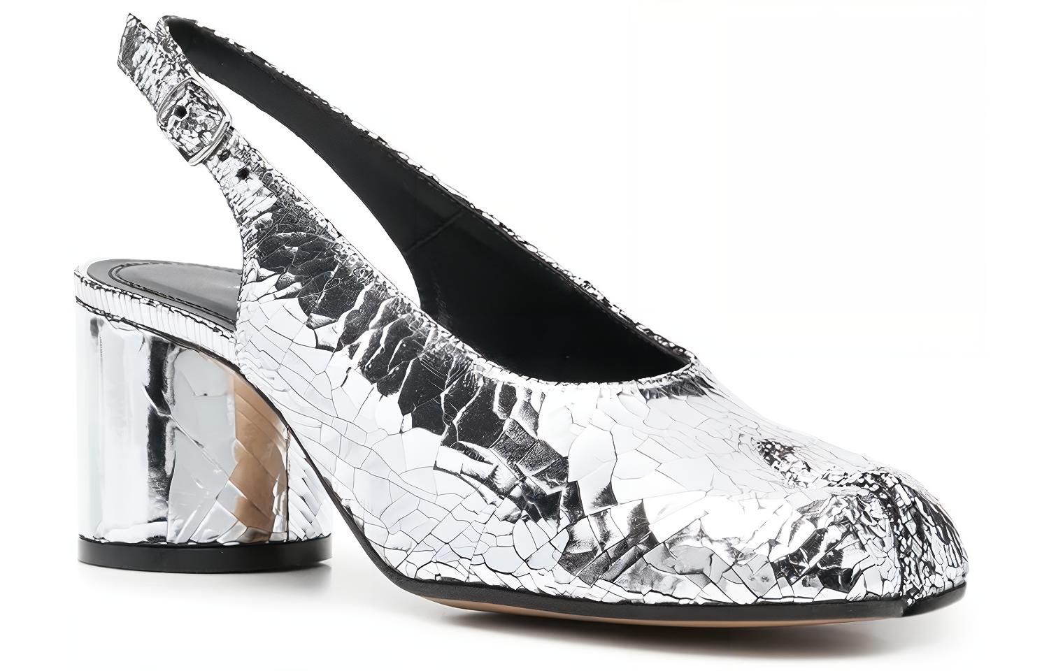 (W) Maison Margiela Tabi High-Heel Ankle 'Silver' 圖 2