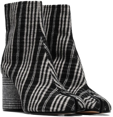 (Women) Maison Margiela Tabi High-Top 'Black Stripes' S58WU0260P3606H8305 Lookbook (Women) Maison Margiela Tabi High-Top 'Black Stripes' S58WU0260P3606H8305