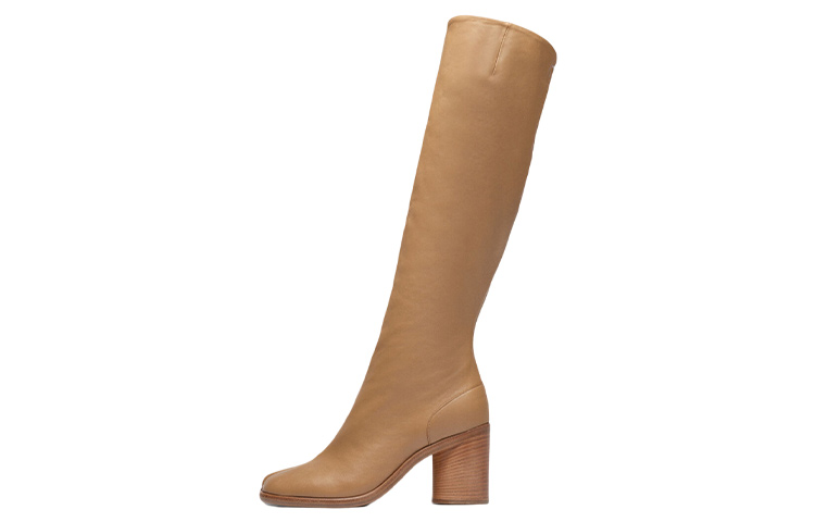 (Women) Maison Margiela Tabi High-Top Boot 'Brown Leather Zipper' S34WW0057P3753T4091