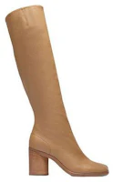 Order Maison Margiela 梅森馬吉拉 Tabi 皮革 圓頭拉鏈 高筒靴 8cm 女款 棕色