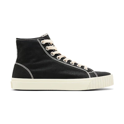 (W) Maison Margiela Tabi High 'Black White'