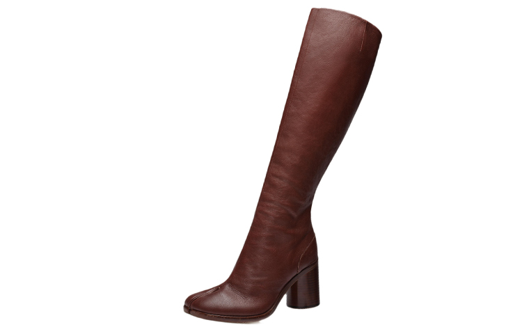 (Women) Maison Margiela Tabi High 'Brown Leather' S34WW0057P3753T2148