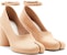 (W) Maison Margiela Tabi Tinggi 'Nude' S58WL0222P4365T2093