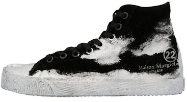 (Women) Maison Margiela Tabi High 'Paint Effect - Black' S58WS0111-P2519-H1130 (Women) Maison Margiela Tabi High 'Paint Effect - Black' S58WS0111-P2519-H1130