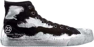 (Women) Maison Margiela Tabi High 'Paint Effect - Black' S58WS0111-P2519-H1130 (Women) Maison Margiela Tabi High 'Paint Effect - Black' S58WS0111-P2519-H1130