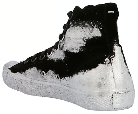 (Women) Maison Margiela Tabi High 'Paint Effect - Black'  S58WS0111-P2519-H1130 Purchase (Women) Maison Margiela Tabi High 'Paint Effect - Black'  S58WS0111-P2519-H1130
