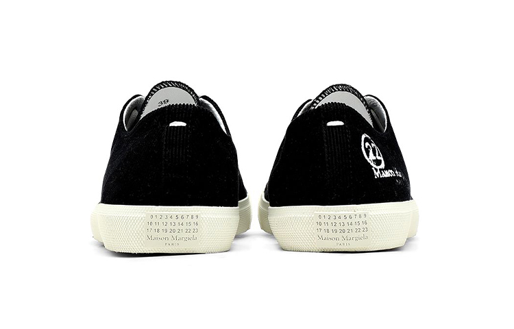 Purchase (W) Maison Margiela Tabi High 'Terciopelo Negro Blanco' S58WS0110P3608T8013