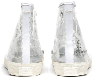 (W) 메종 마르지엘라 타비 하이 '투명 화이트' S58WS0111-P0299-T1003 Purchase (W) 메종 마르지엘라 타비 하이 '투명 화이트' S58WS0111-P0299-T1003