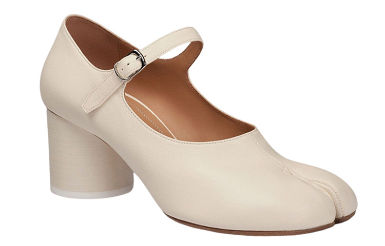 Order (W) Maison Margiela Tabi Talon Haut ''Bride Réglable Blanche'' S58WL0217P3753T1003