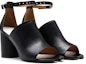 Shop (W) Maison Margiela Tabi Tumit Tinggi 'Hitam' S58WP0235PR869T8013