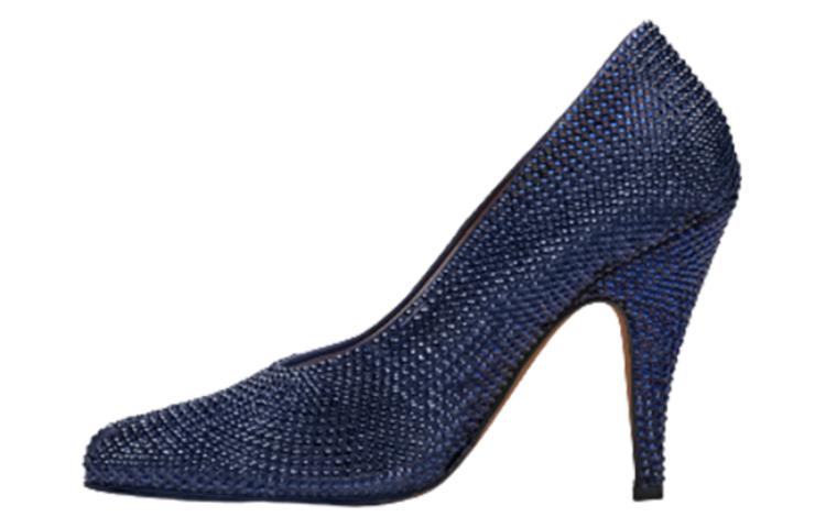 Buy (W) Maison Margiela 足袋高跟鞋 '蓝色皮革' S39WL0124P5157T6067