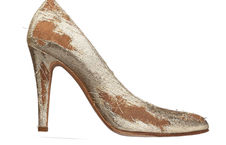 Order (W) メゾン マルジェラ タビ ハイヒール "ゴールド" S58WL0229P4347T1014