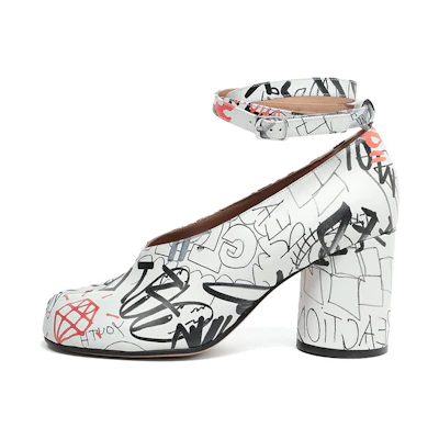 (W) Maison Margiela Tabi High Heel 'Graffiti White'