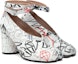Order (W) Maison Margiela Tabi Tumit Tinggi 'Graffiti Putih' S58WL0111P2948H1527