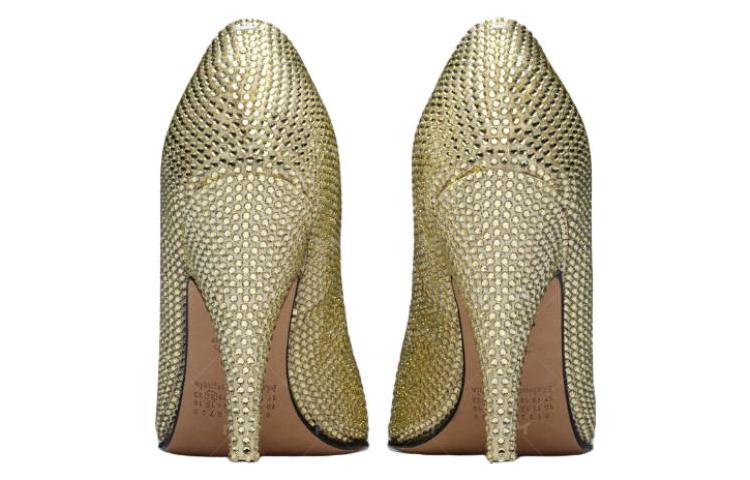 Shop (W) Maison Margiela Tabi Tacón Alto 'Amarillo Limón' S39WL0124P5157T3163