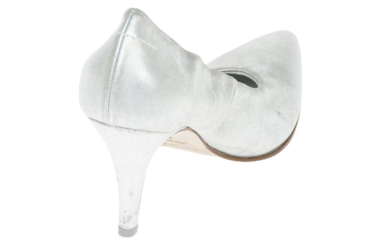 Shop (W) Maison Margiela Tabi Tacón Alto 'Plata' S40WL0095PR516H0535