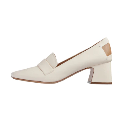 (W) Maison Margiela Tabi High Heel 'White Leather Stitch Detail'