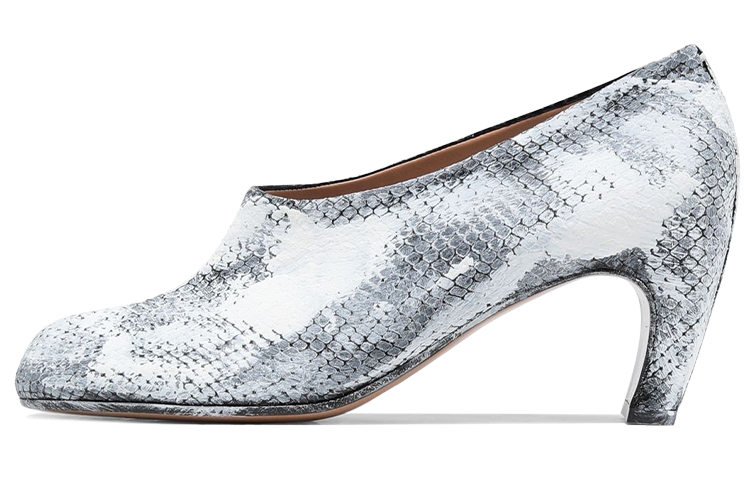 (Women) Maison Margiela Tabi High Heel 'White Python' S39WL0060P3374H1532