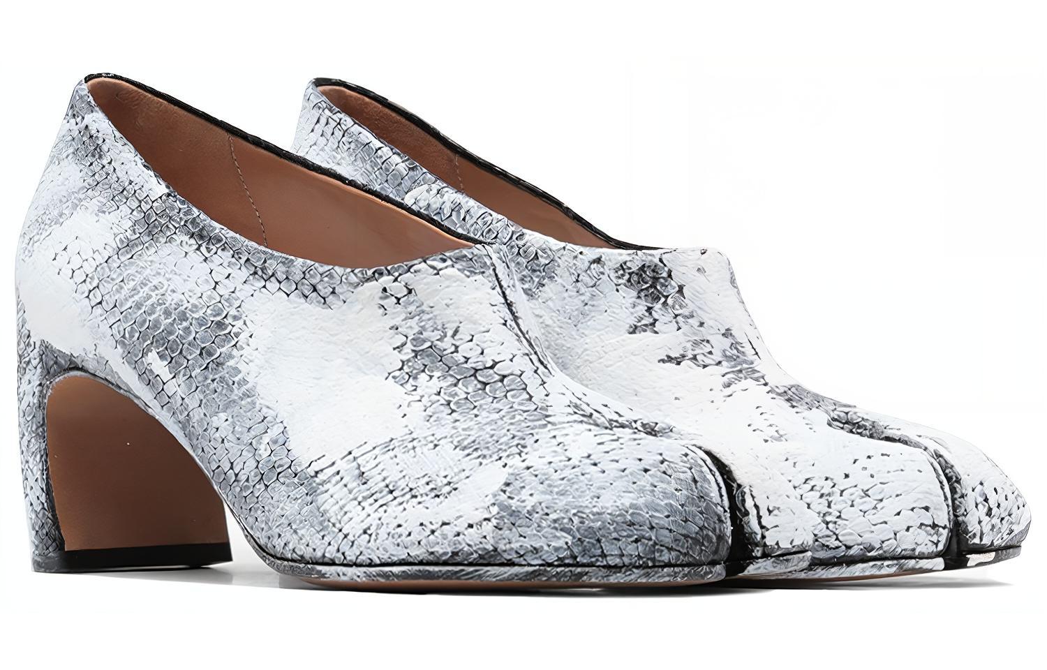 Order (W) Maison Margiela Tabi Hak Tinggi 'Putih Python' S39WL0060P3374H1532