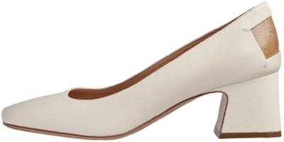 (Women) Maison Margiela Tabi High Heel 'White Sheepskin with Four Stitches' S58WL0226P3753T1003 (Women) Maison Margiela Tabi High Heel 'White Sheepskin with Four Stitches' S58WL0226P3753T1003