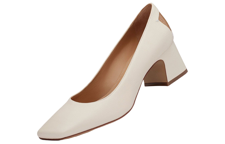 Lookbook (W) Maison Margiela Tabi Tacón Alto 'Piel Blanca con Cuatro Costuras' S58WL0226P3753T1003