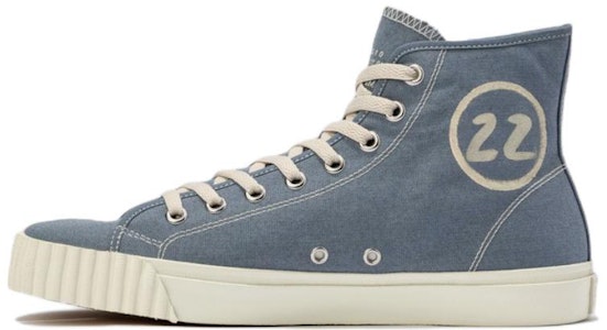 Maison Margiela Tabi 高筒帆布時尚球鞋 女款 藍色 Buy Maison Margiela Tabi 高筒帆布時尚球鞋 女款 藍色