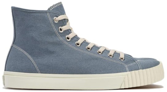 Maison Margiela Tabi 高筒帆布時尚球鞋 女款 藍色 Order Maison Margiela Tabi 高筒帆布時尚球鞋 女款 藍色